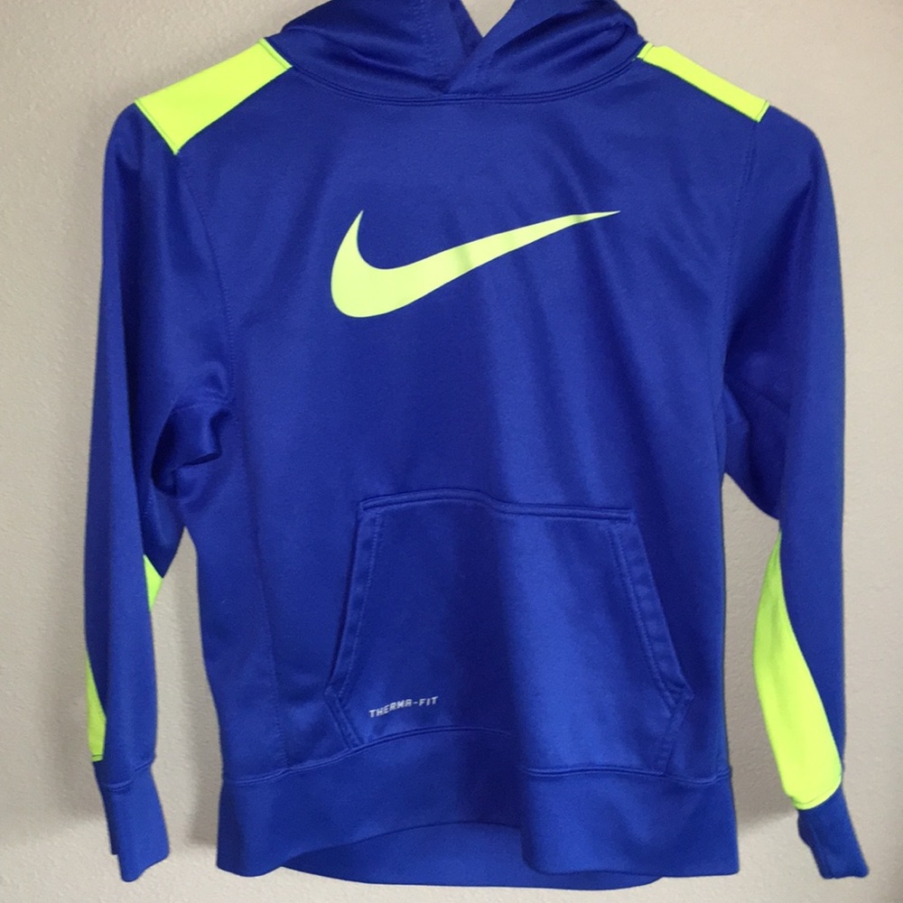 Blue and Yellow Therma-Fit Hoodie
